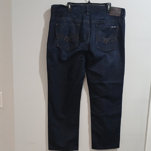 Seven7 Men's Dark Blue Jeans, Sz 40x32, Gentle Used, Excellent Conditions - Picture 4 of 5